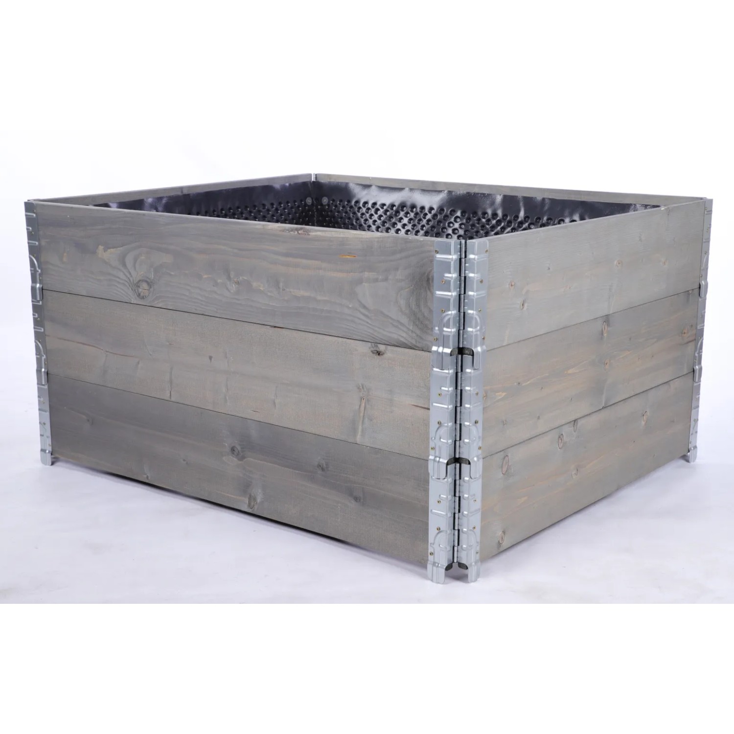 PROREGAL Hochbeetkisten GuardBox 60x120x100cm Inkl. Luftfolie Grau günstig online kaufen