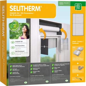Selitherm Zubehör-Set zur Rollladenkastendämmung. Dämmstoffzubehör für verbesserte Isolierung.