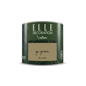 Dose ELLE DECORATION by Crown Wandfarbe Go Green No. 368, matte, natürliche Farbnuance.