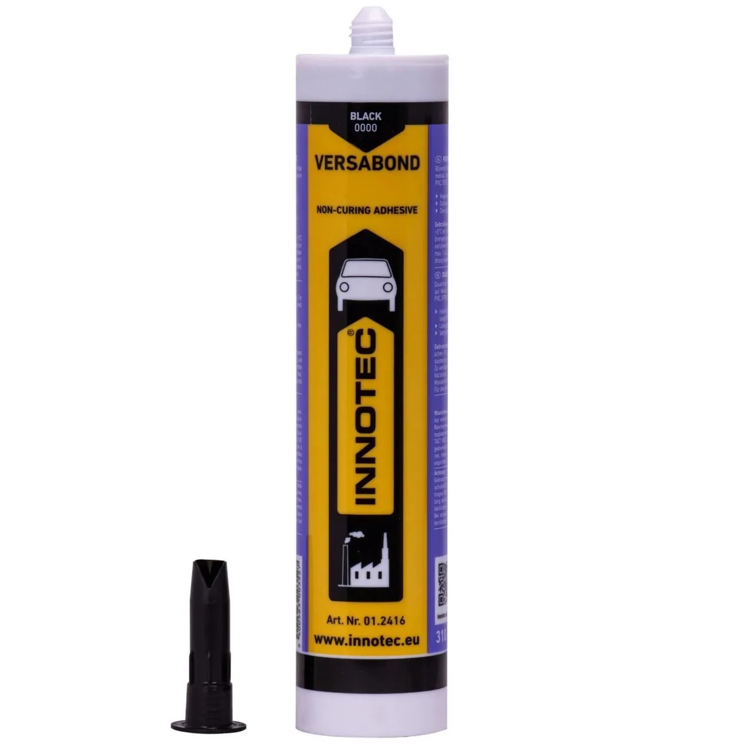 Innotec Versabond Schwarz 310 ml Abtupfbare Dichtmasse