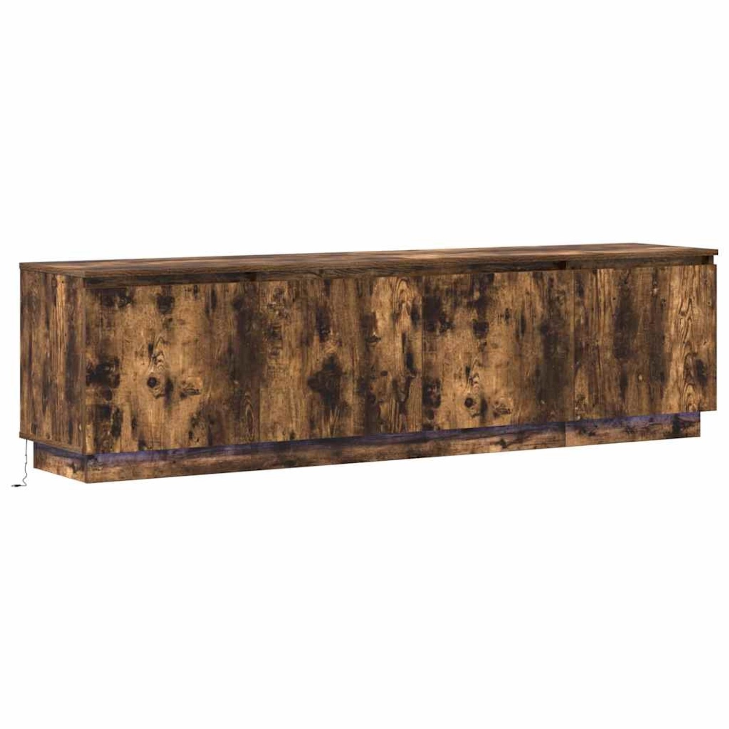 vidaXL LED-TV-Schrank Räuchereiche 180 x 38 x 49 cm Holzwerkstoff 3376148 günstig online kaufen