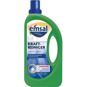 Emsal Grund-Reiniger 1000ml in grüner Flasche für Stein, PVC und Parkett.