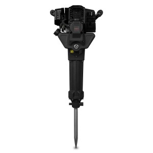 EBERTH Abbruchhammer Benzin, 2.5 PS, 52ccm, mit Spitzmeißel. Ideal für Abbrucharbeiten ohne Strom.
