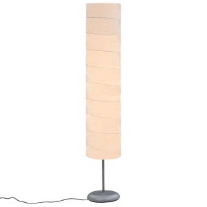 vidaXL Standleuchte 121 cm Weiß E27 51037