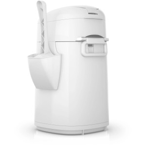 LitterLocker Katzenstreu-Eimer zur geruchlosen Entsorgung mit Schaufel.