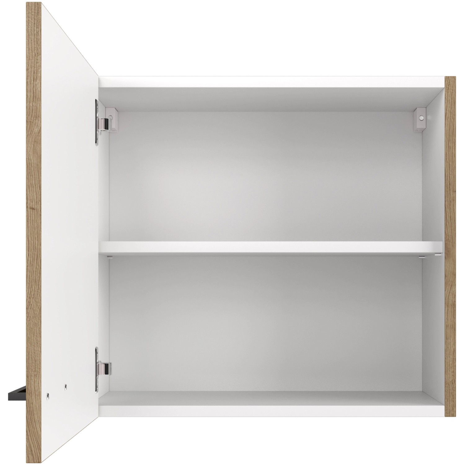 Offener Flex-Well Oberschrank Cara, 60 cm, Artisan Eiche Nachbildung, mit Einlegeboden.