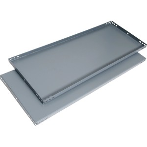 Metall-Boden (80x50 cm) für Regalsystem, grau, belastbar bis 100 kg.