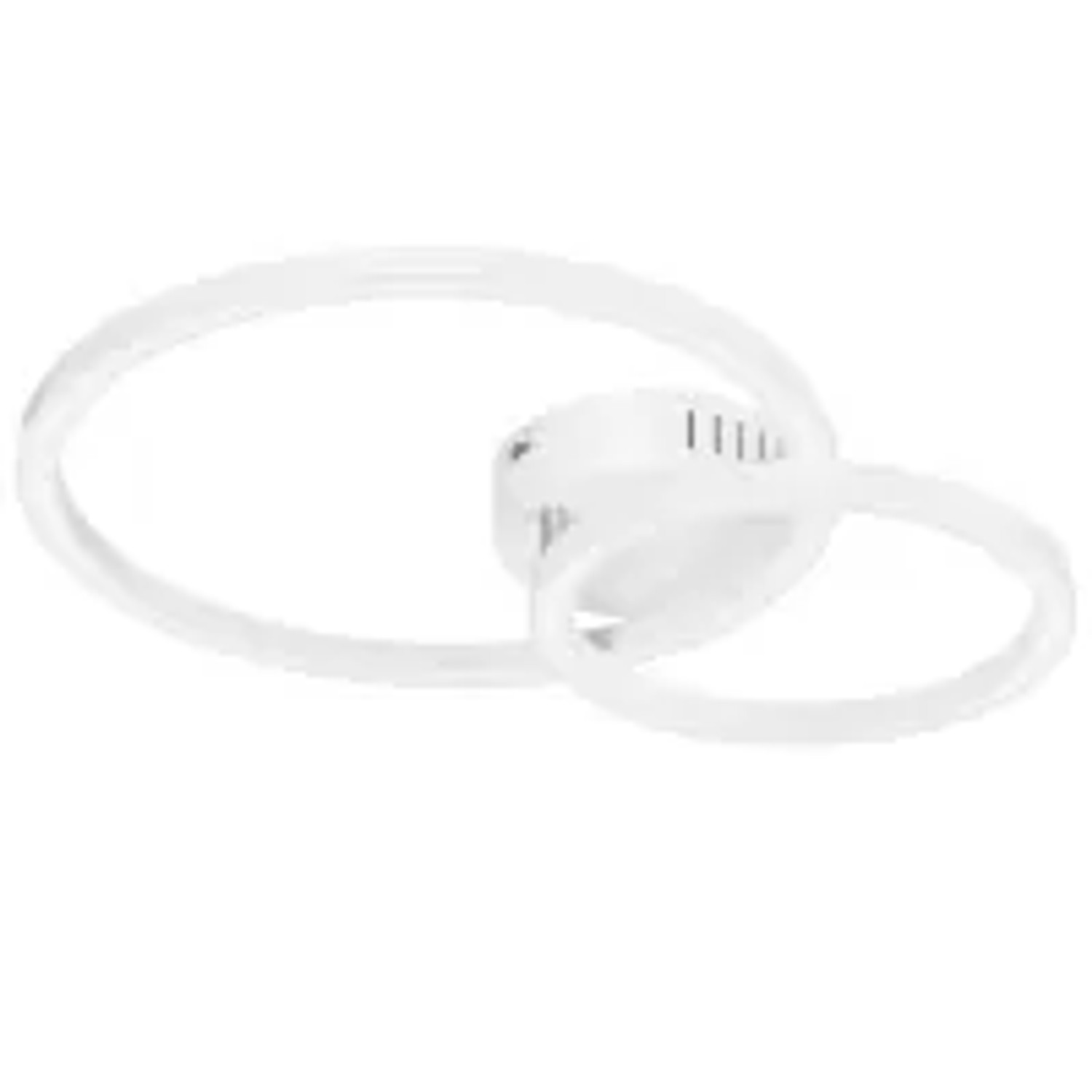 NETTLIFE LED Deckenleuchte aus Plastik Weiß 40cm-2