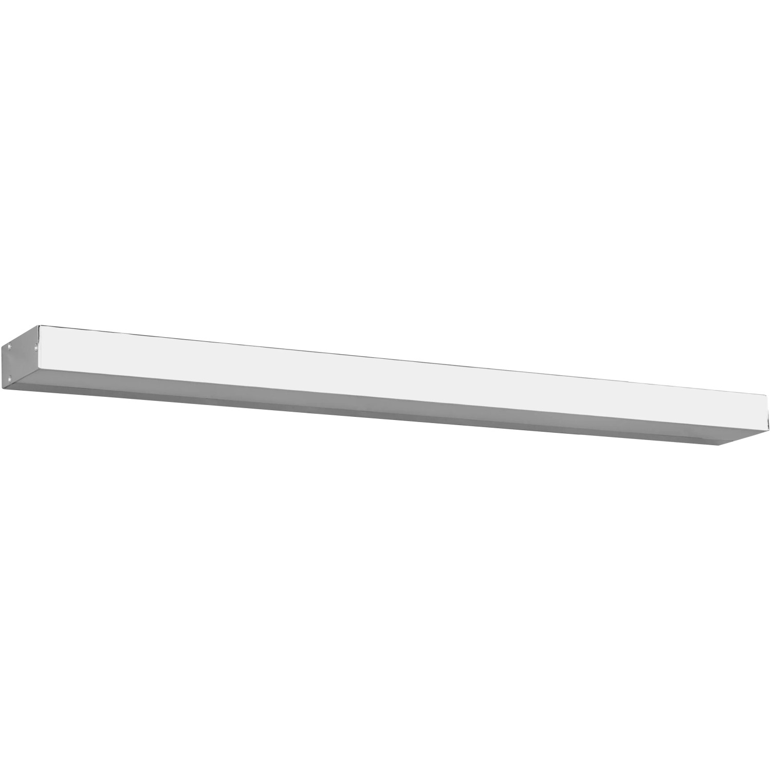 Chromfarbene Trio LED-Bad-Wandleuchte Rocco, 90 cm lang, für eine stimmungsvolle Beleuchtung.