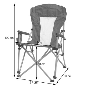 MCW Campingstuhl L50 Waschbar Schutzhülle Stahl Stoff Türkis