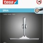 Tesa Duschabzieher Spaa, verchromt, für die Duschkabine. Badhelfer zur einfachen Wandmontage ohne Bohren.