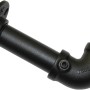 Schwarzes Gardinia Eckstück Industrial Home Ø 25 mm für Stilgarnituren im Industrie-Look.