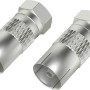Hama Antennen-Adapter Set, 2 F-Stecker auf Koax-Stecker für SAT-Anlagen.