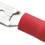 Rote Flachsteckhülse für Kabel von 0,5-1,5 mm², Autoelektrik.