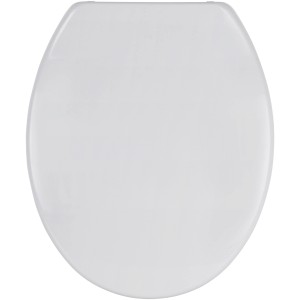 WC-Sitz Manhattan in Weiß mit Absenkautomatik für leises Schließen.