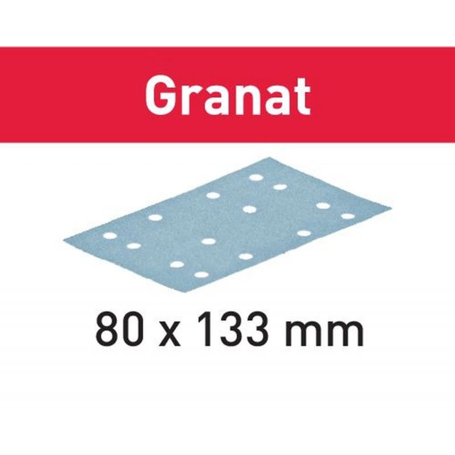 Festool Schleifstreifen STF 80x133 P80 GR/50 Granat – 497119