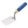 LUX Stuckateurspachtel Classic, 50 mm, rostfrei, mit blauem Griff. Ideal für Maurer- und Fliesenarbeiten.