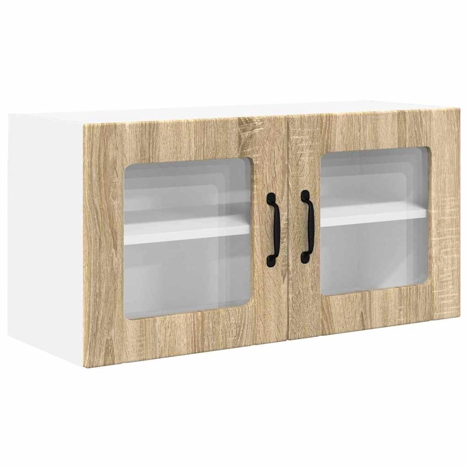 vidaXL Küchenwandschrank Sonoma-Eiche 80 x 31 x 40 cm Holzwerkstoff 885297 günstig online kaufen