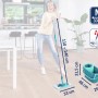 Leifheit Clean Twist M Ergo Bodenwischer-Set mit Eimer und Schleuder für die Bodenreinigung.