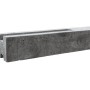 Betongrauer Zwischenpfosten (290 cm) für einseitigen Betonzaun.