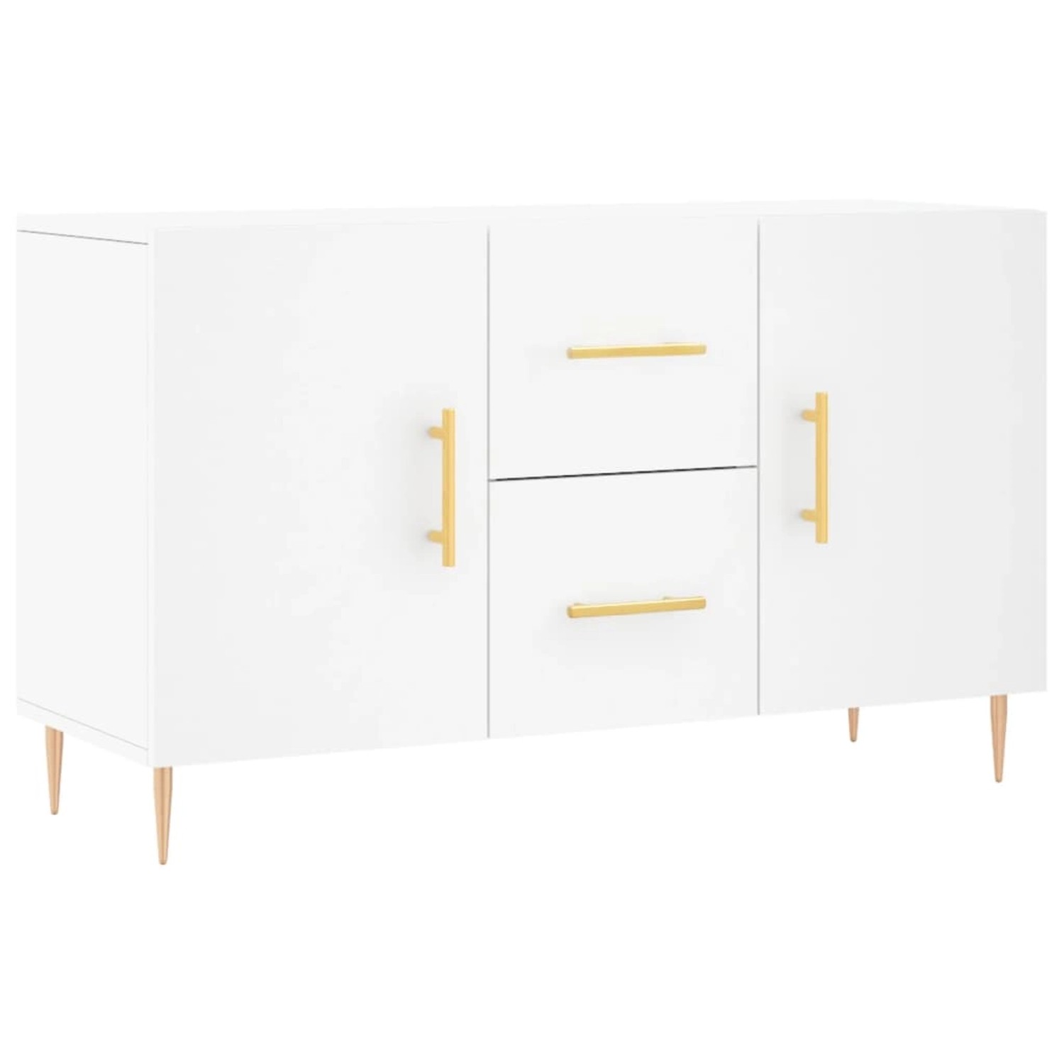 vidaXL Sideboard Weiß 100x36x60 cm Holzwerkstoff 828156 günstig online kaufen