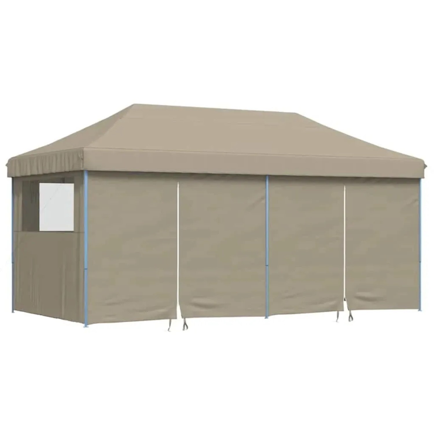 vidaXL Partyzelt Pop-up Taupe 580 x 292 x 315 cm Oxford-Stoff 3415554