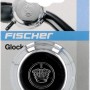 Fischer Fahrradglocke Chrome, klassische Klingel für Fahrräder.