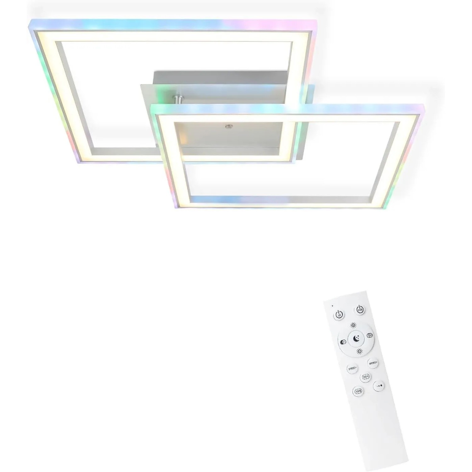 NETTLIFE LED Deckenleuchte aus Aluminium L45Silber