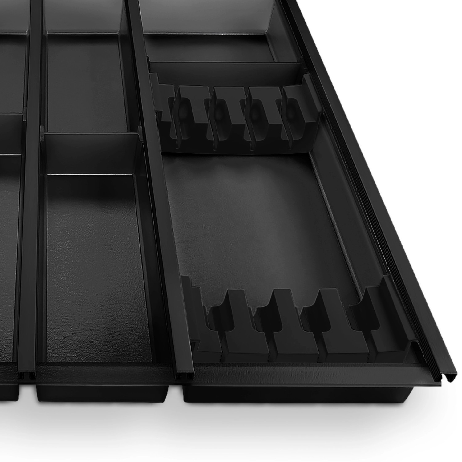 SOTECH Messereinsatz Für 100er Cuisio Schubladeneinsatz Anthrazit 93 x 44 x 53 mm Für 3 Messer_2