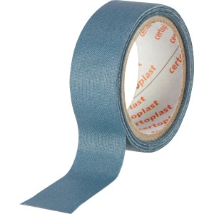 Graues Gewebeband, 2,5 m Rolle, vielseitig einsetzbar zum Reparieren und Abdichten.