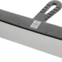 LUX Rakel Classic 350 mm: Tapezierrakel mit rostfreier Stahlklinge und grauem Kunststoffgriff.