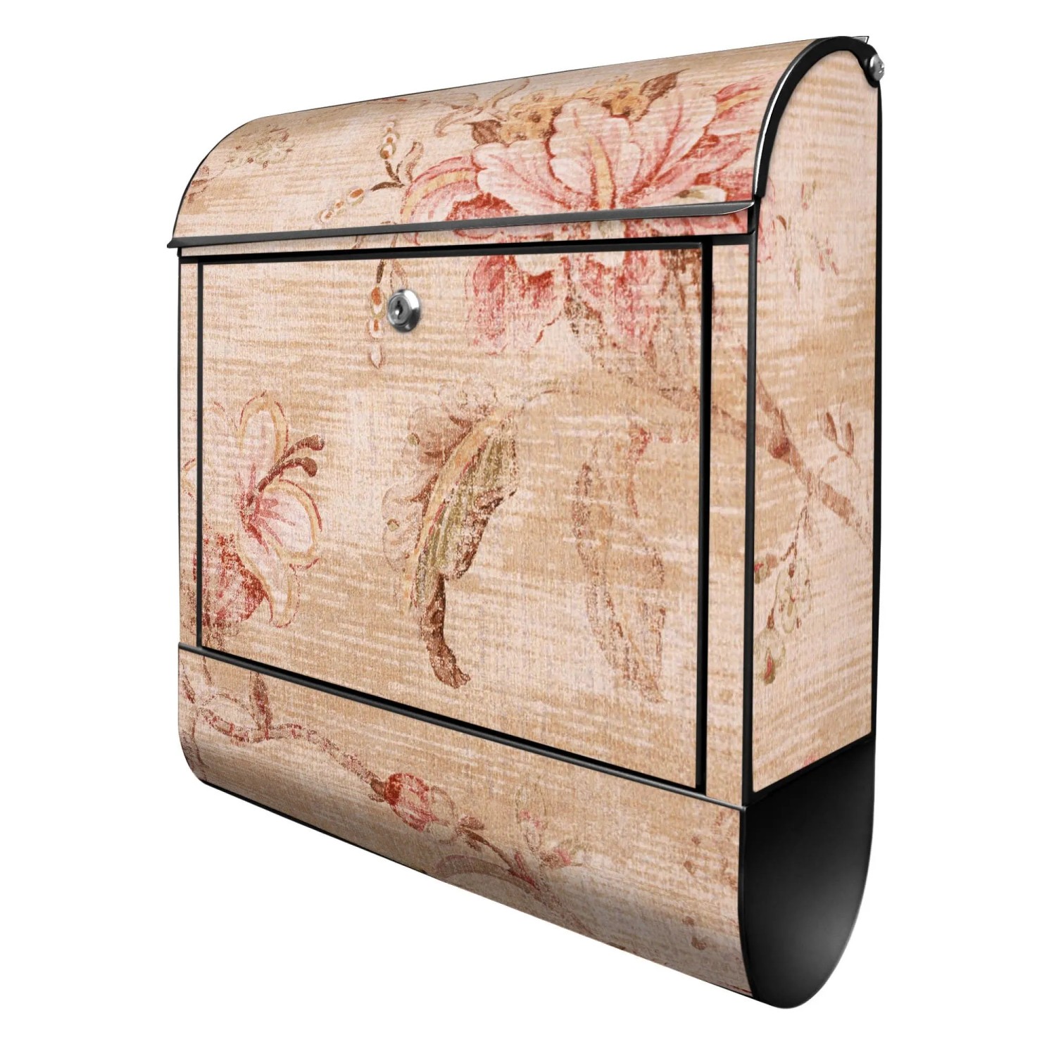 Banjado Design Briefkasten Schwarz Pulverbeschichtet 39x47x14cm 2 Schlüssel günstig online kaufen