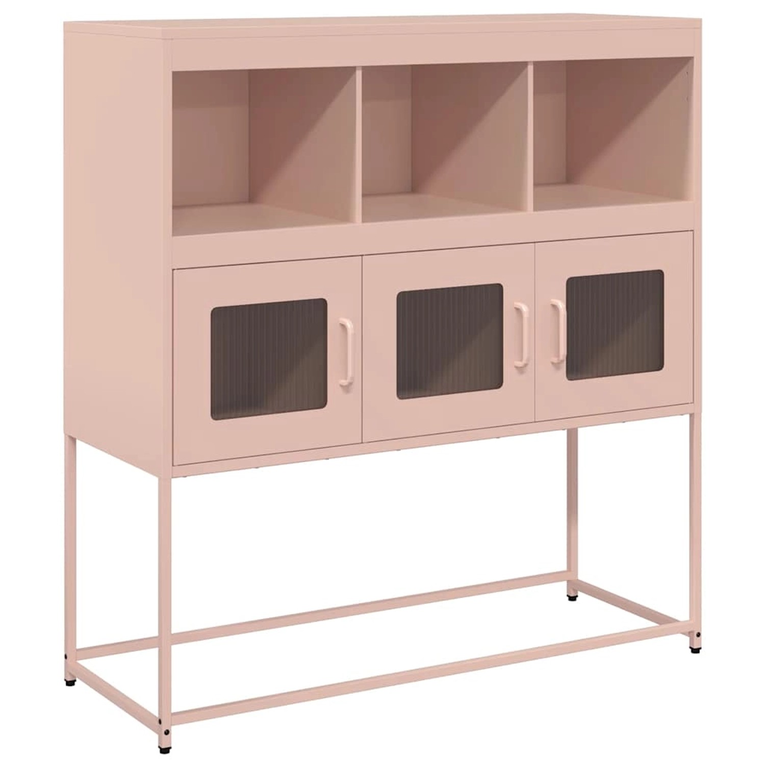 vidaXL Sideboard Rosa 100,5x39x107 cm Kaltgewalzter Stahl 853417 günstig online kaufen