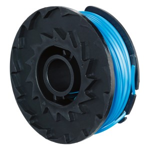 LUX Ersatzspule T 374 mit blauem Trimmerfaden, 1.5 mm x 10 m für Rasentrimmer.
