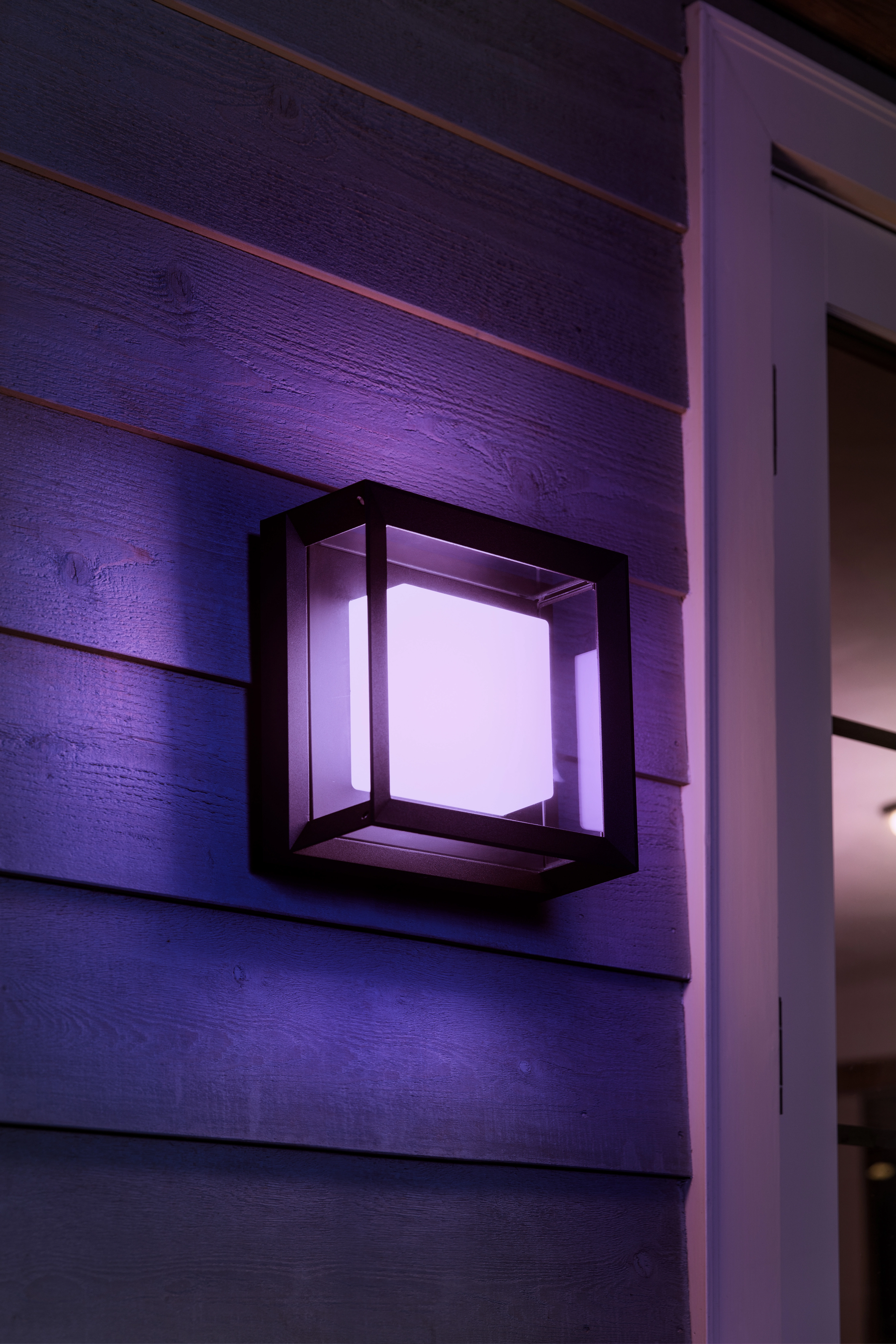 Philips Hue Econic & Color White quadratisch LED-Wandleuchte Ambiance