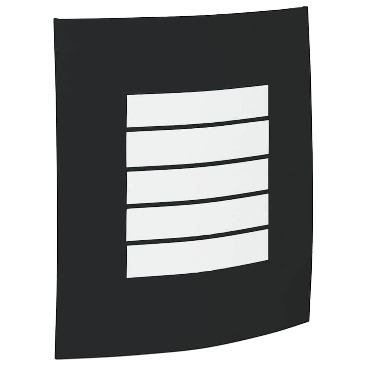 vidaXL Außenwandleuchte Schwarz 23,5 x 9 x 26 cm Edelstahl und Plastik 4005971