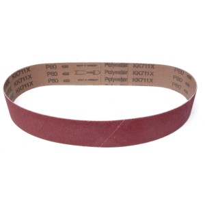 VSM KK711X Schleifband 40x577 mm, Korn 120, rotbraun, für Bandschleifer Zubehör.