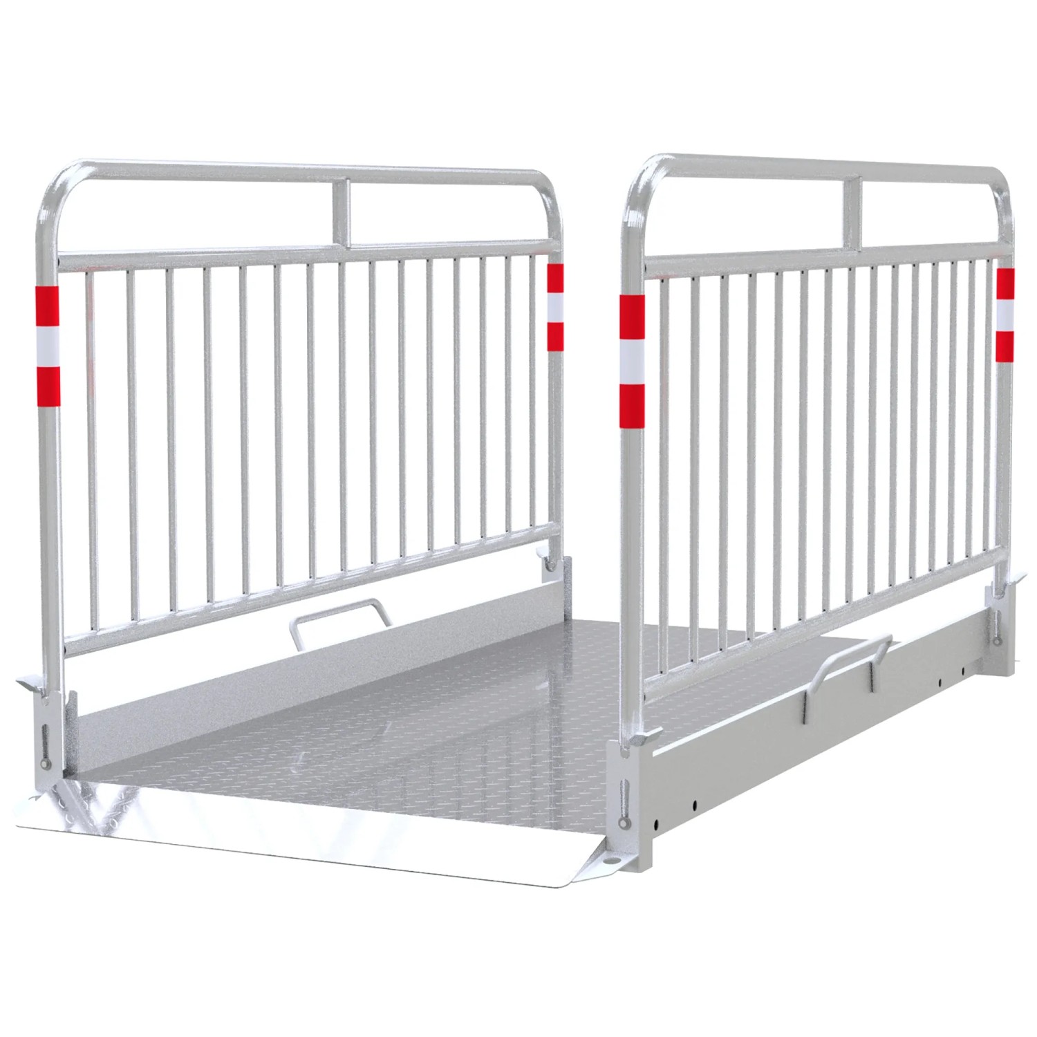 Schake Grabenbrücke Aluminium 1 m x 2,30 m Silber
