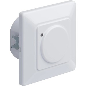 Weißer Oktaplex Unterputz Bewegungsmelder 180° mit Sensor.