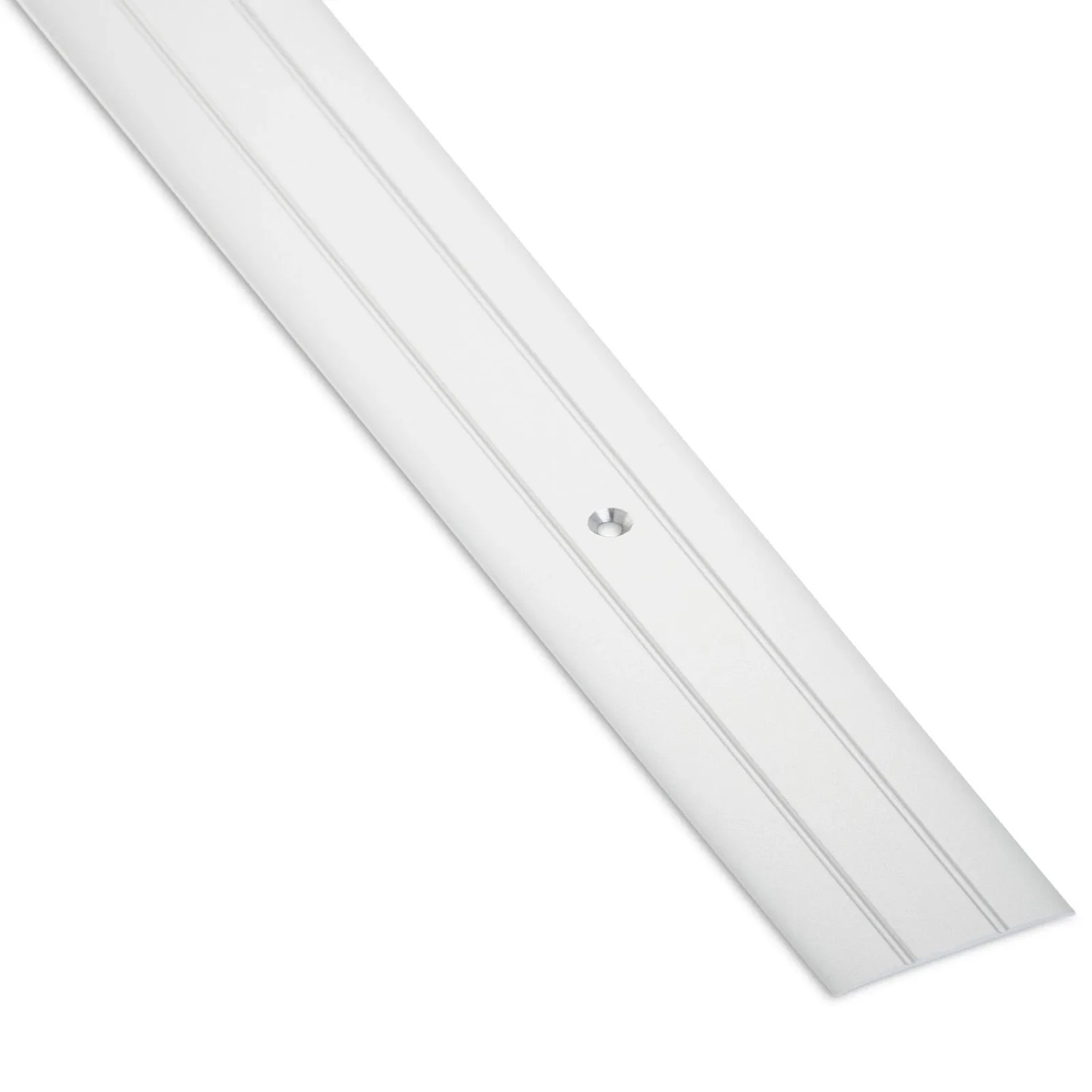 SOTECH Übergangsprofil Cross 1000 x 37 x 2,5 mm Gelocht Aus Aluminium Silber Eloxiert