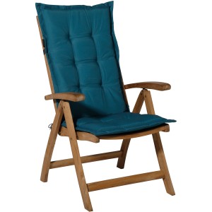 Madison Niederlehner Auflage Panama Sea Blue (105x50 cm) für Gartenstuhl.
