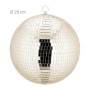 Relaxdays Discokugel Schaumstoff Glas Champagner Aufhängbar ø 25 cm_4
