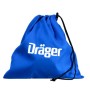 Blauer Dräger Maskenbeutel aus Stoff für Atemschutzmasken. Schützt Vollmasken sicher vor Staub.
