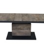Rechteckiger Siena Garden Gartentisch Talina, Washed Grau, 90x160 cm, mit Keramikplatte und Aluminiumgestell.