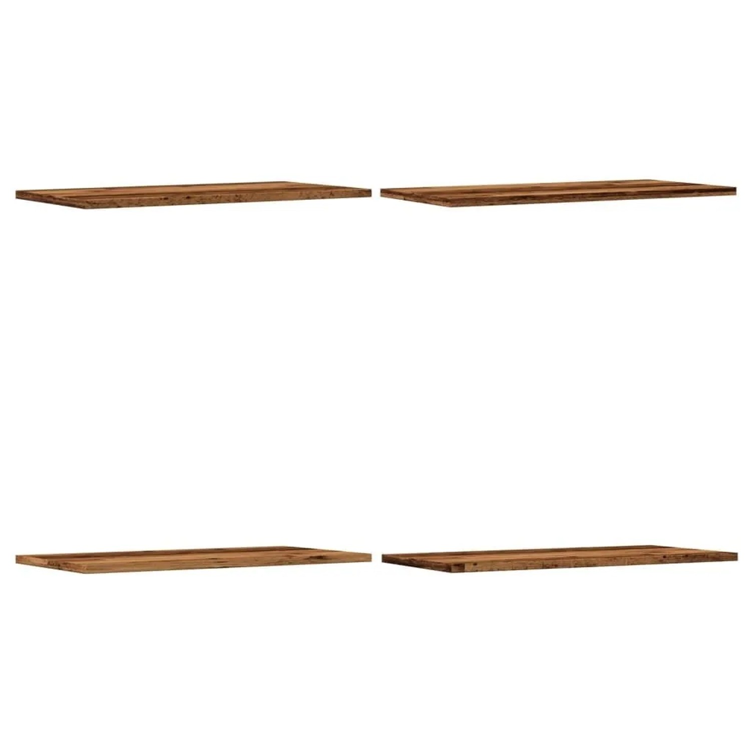 vidaXL Wandregale 4 Stk Altholz-Optik 60x30x1,5 cm Holzwerkstoff 856299