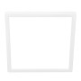 Weiße, quadratische Briloner LED-Deckenleuchte Kada mit Bewegungssensor, 29,5x29,5 cm.