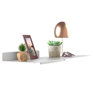 SOTECH Design Wandregal HOVER-VI 450 x 130 x 60 mm Weiß für Wandmontage