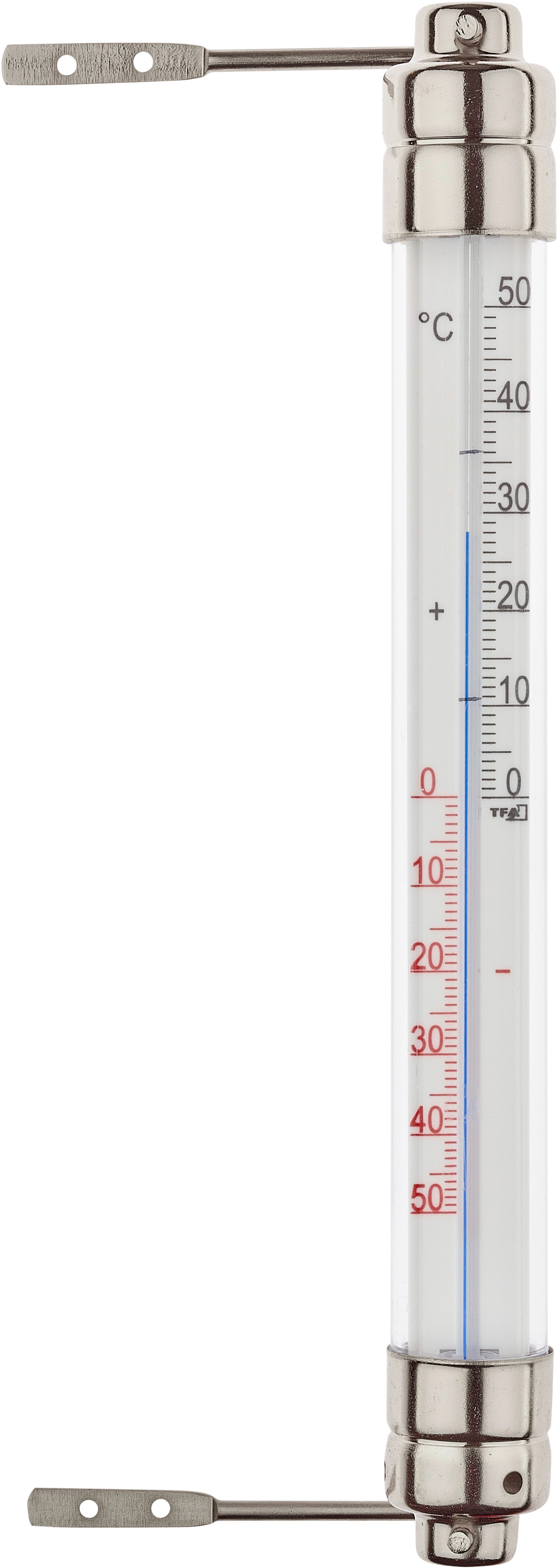 TFA Fenster-Thermometer mit drehbarem Metallhalter Weiß kaufen bei OBI