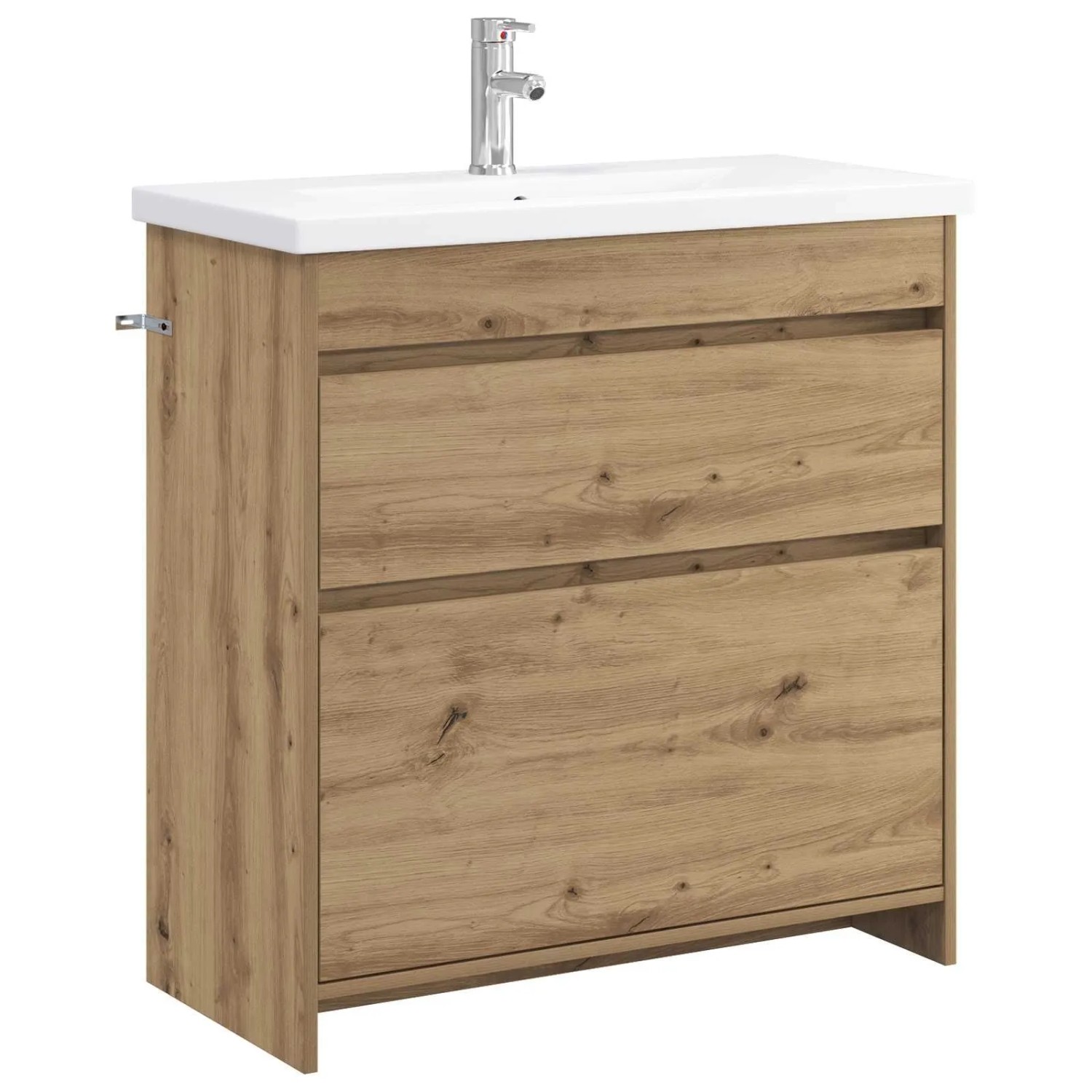 vidaXL Badezimmermöbel-Set Artisan-Eiche 81 x 40 x 84,5 cm 3404273