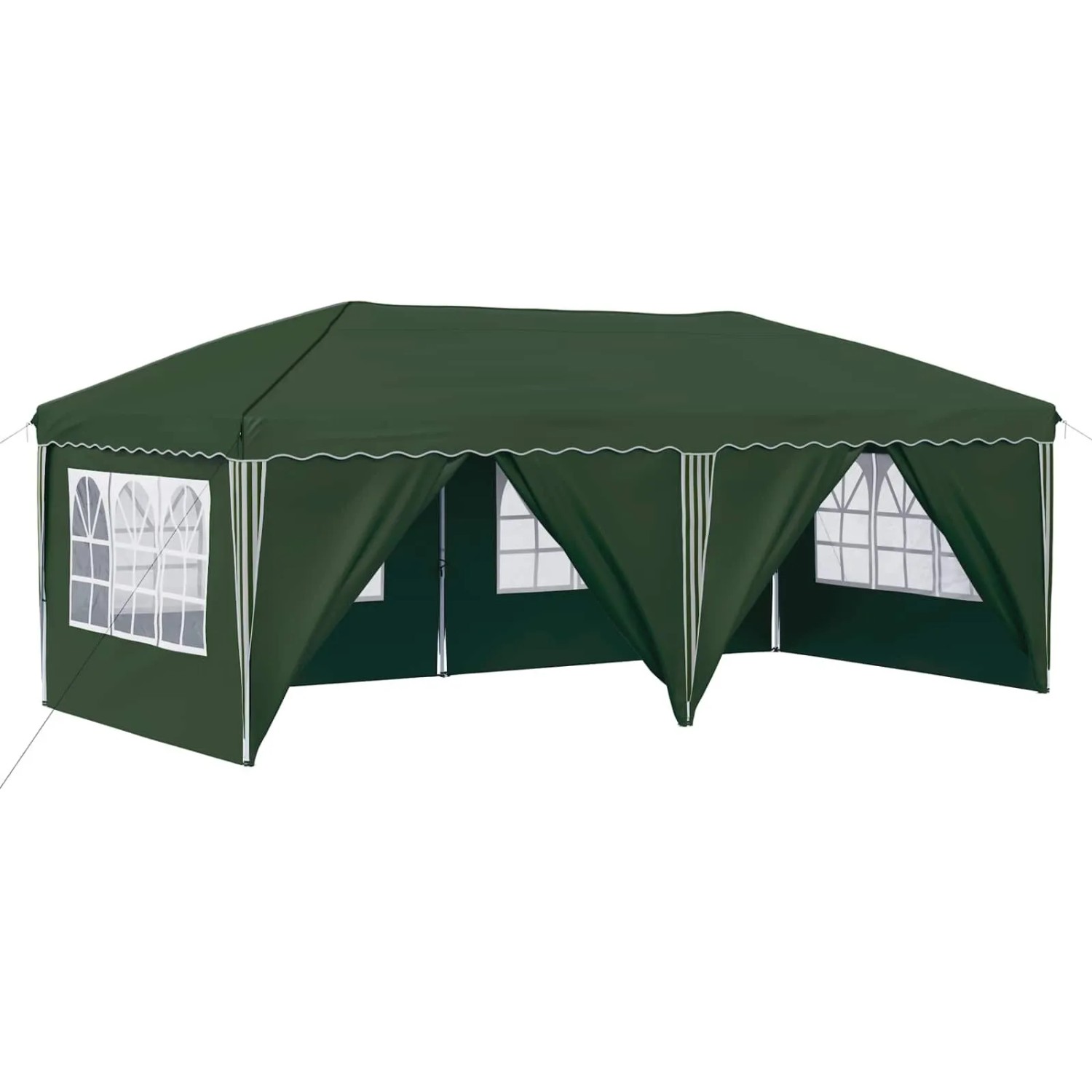 vidaXL Pop-Up Partyzelt 575 x 288 x 245 cm Grün 42019805